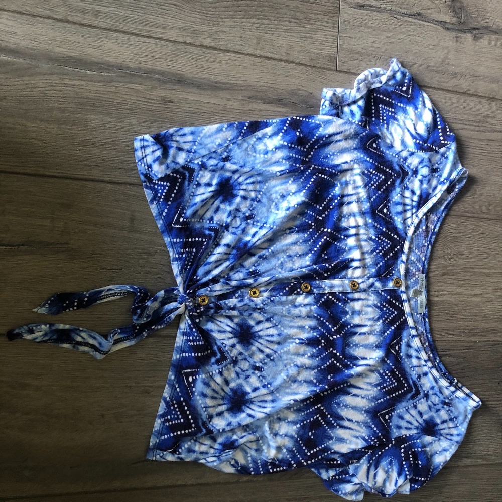 blue Charlotte Russe top